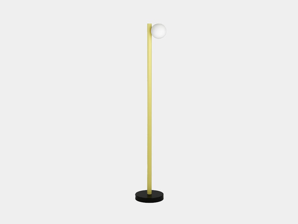 Tube with Globes and Cones Floor Lamp image