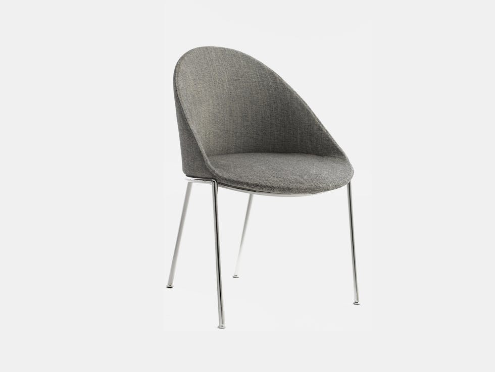 Bensen circa dining chair chrome 1
