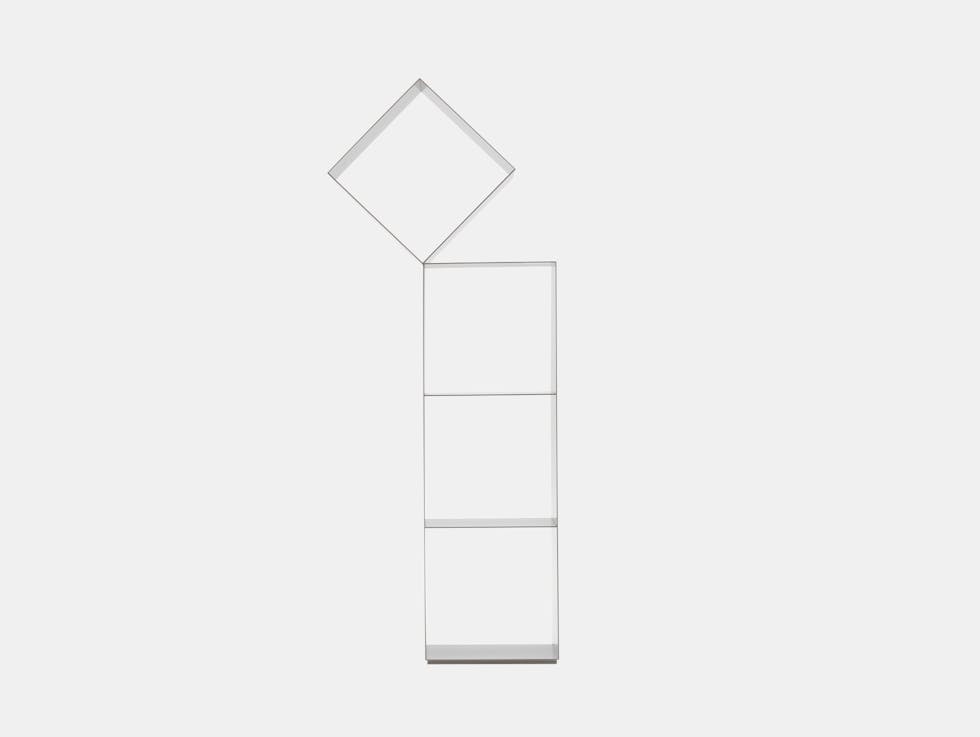 Cappellini Drop Bookshelf 140 White Nendo