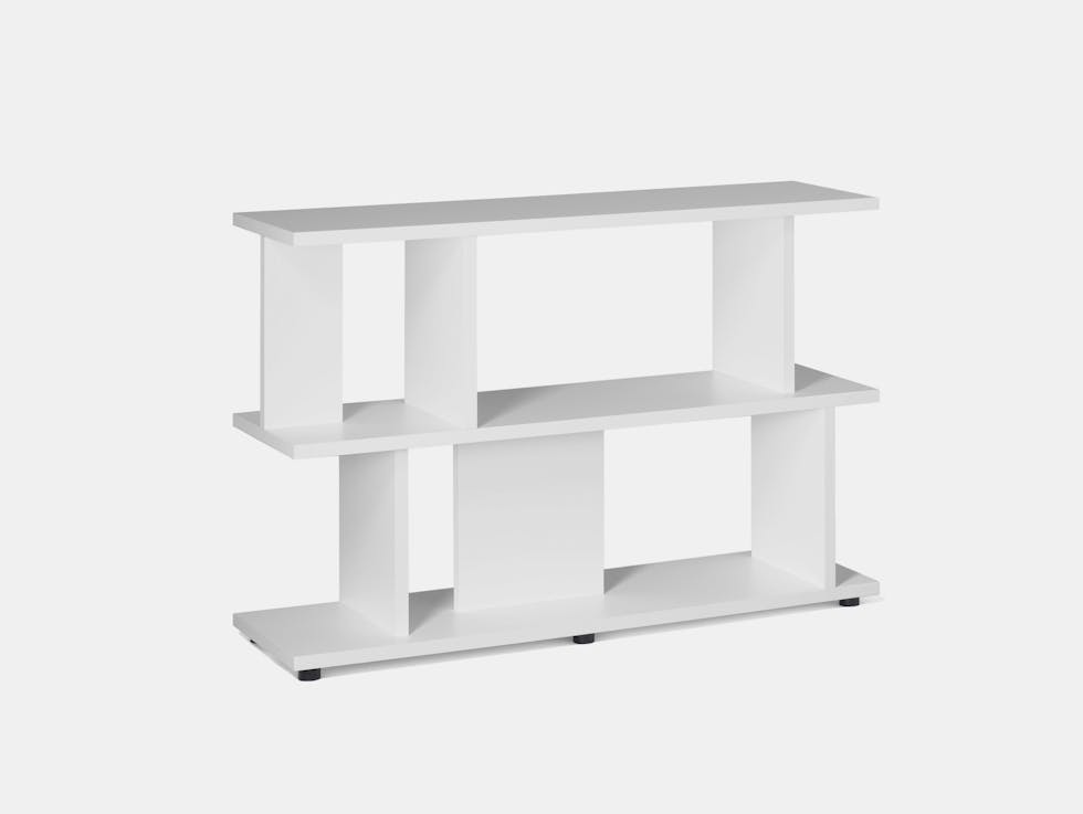 E15 Arie Shelves white low Arik Levy