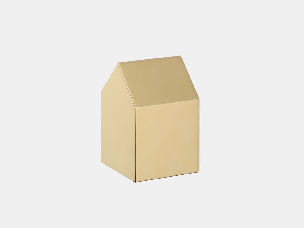 Haus Paperweight - Brass image
