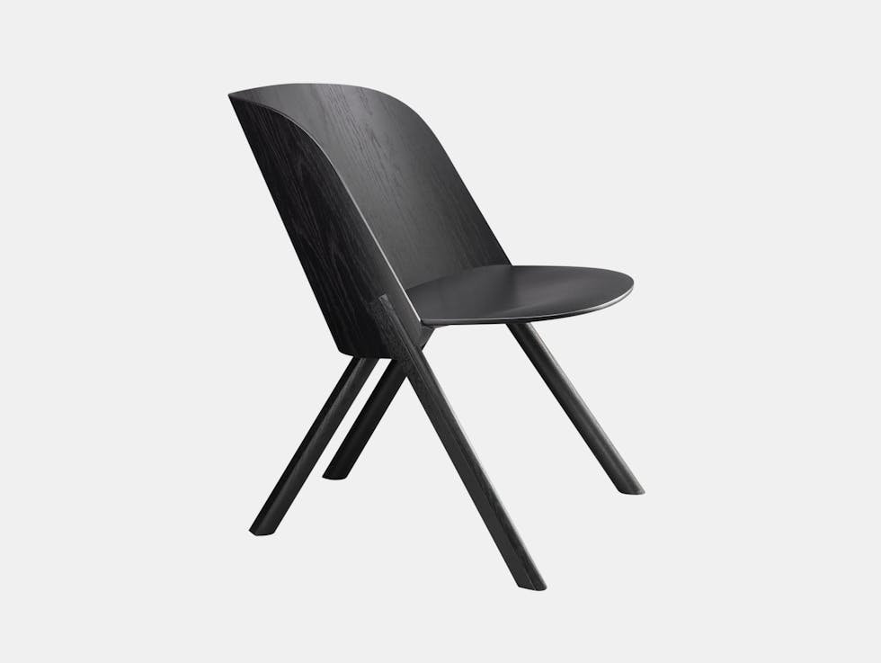 E15 That Lounge Chair Black Stefan Diez E15 That Lounge Chair Black Stefan Diez