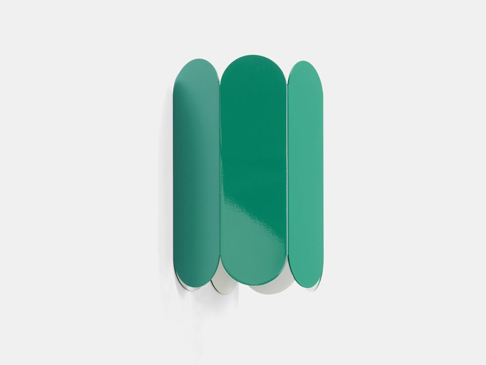 Hay muller van severen arcs wall sconce light sea green