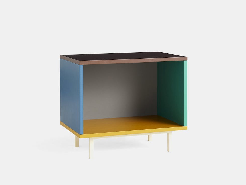 Hay muller van severen colour cabinet small multicoloured legs