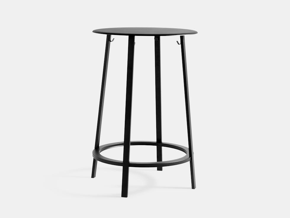 Hay Revolver Table Black Leon Ransmeier