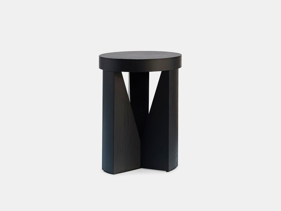 Mattiazzi Cugino Stool Table Oak Black Konstantin Grcic