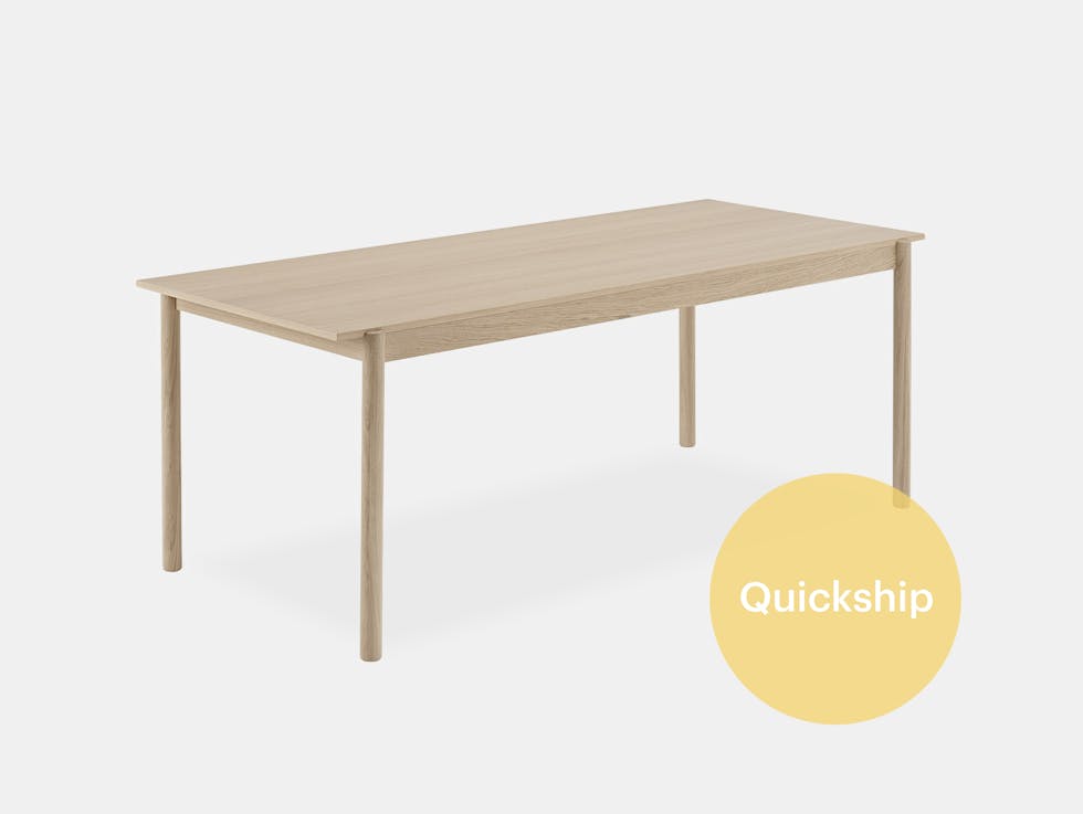 Linear Wood Table image