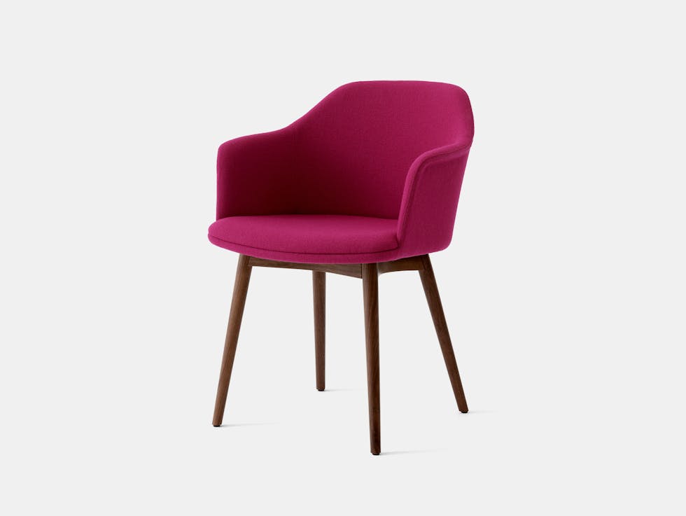 Rely Armchair Seatpad, HW79 wood base image